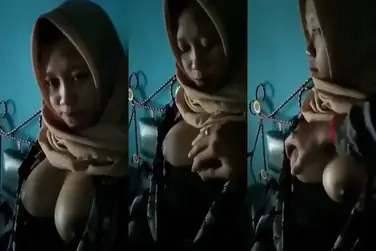 Bokep Jilbab ABG Pasrah Dada Diremas Keras