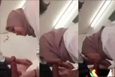 Karyawan Hijab Main Belakang Pas Jam Kerja Panas